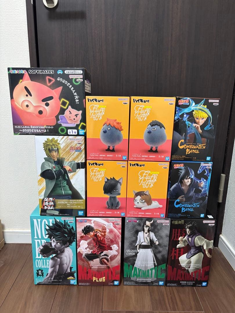 最新プライズフィギュア 12体まとめ売り ヒロアカ ナルト ブリーチ ワンピース