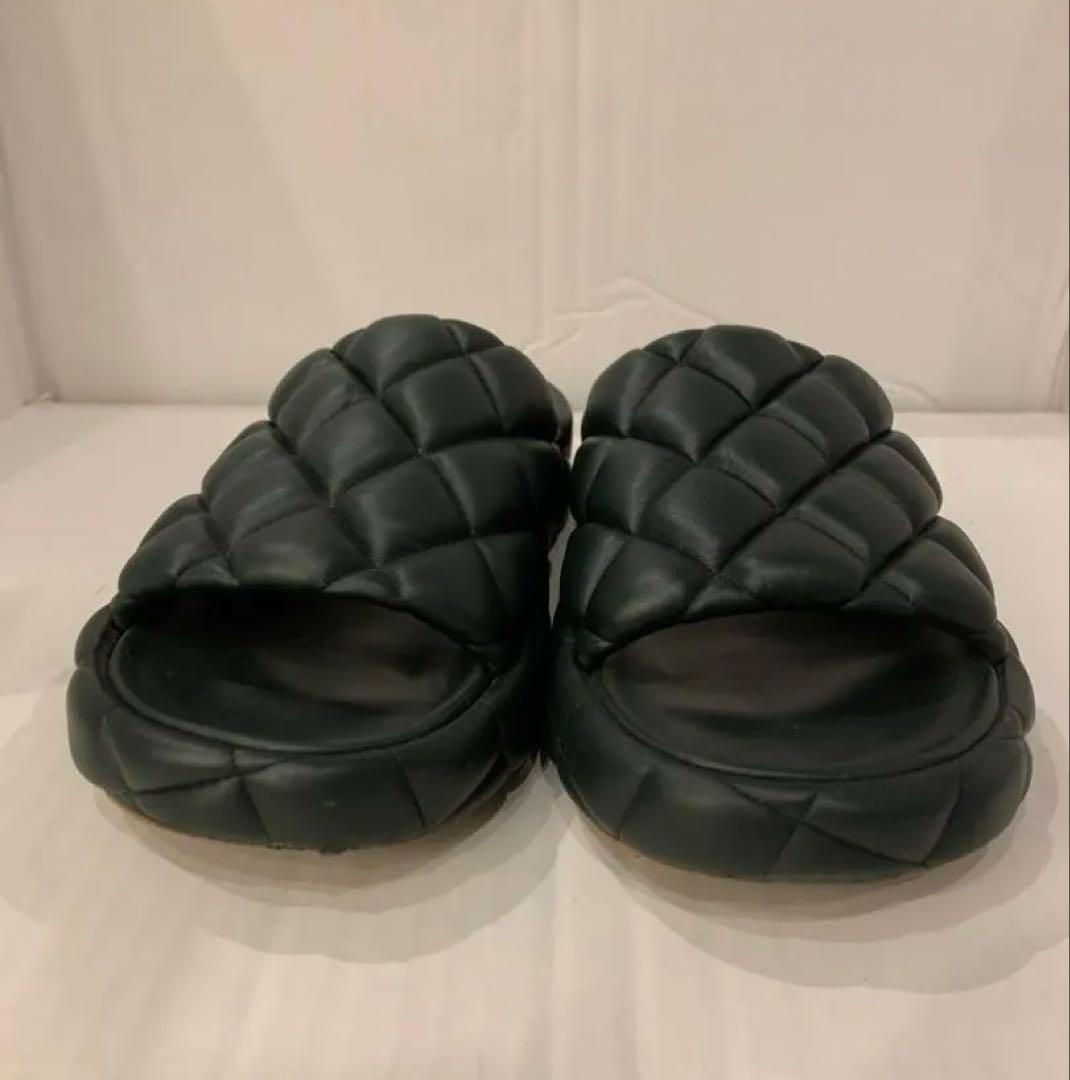 【美品】BottegaVeneta サンダル 黒 26.5cm ボッテガヴェネタ