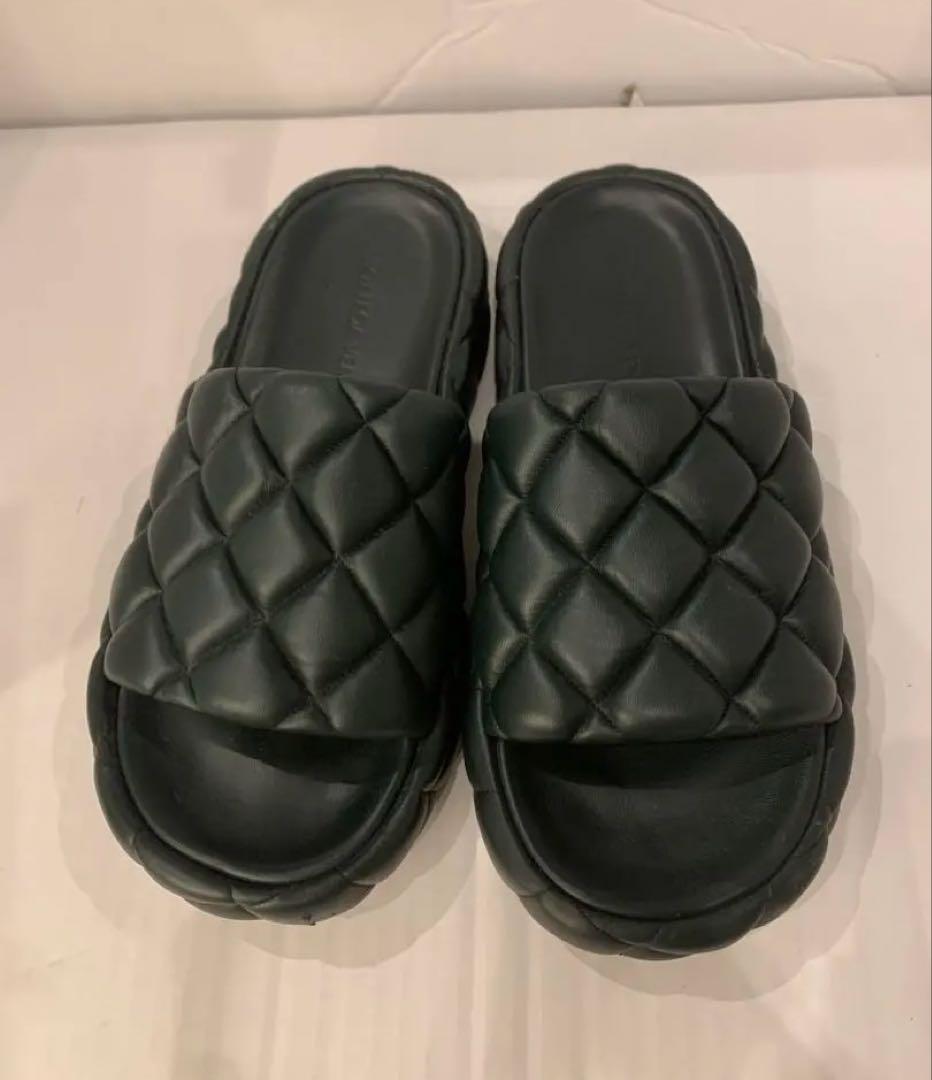 【美品】BottegaVeneta サンダル 黒 26.5cm ボッテガヴェネタ