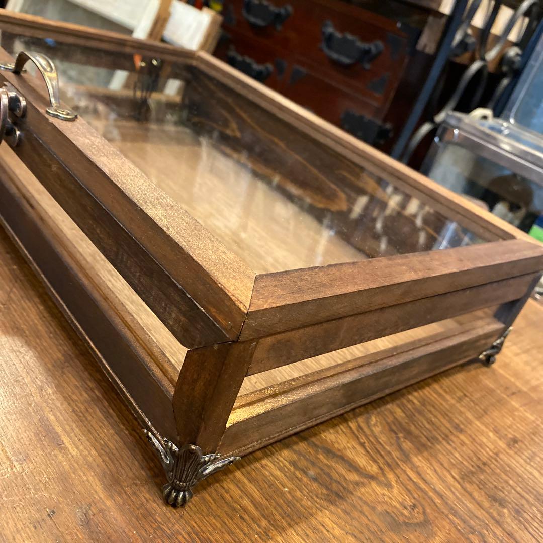 4面木製ガラスケース②