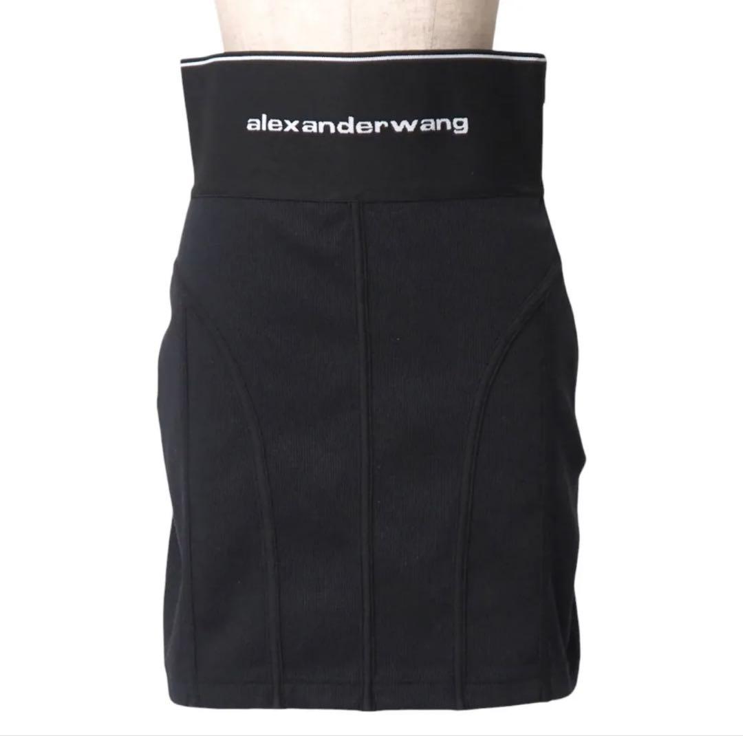 alexanderwang ハイウエスト タイトスカート 黒