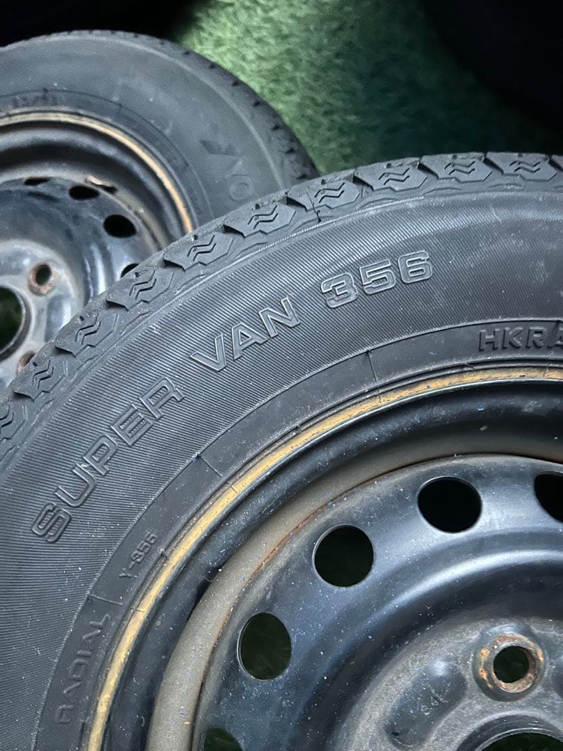 軽バン用 LTタイヤ＋鉄ホイール 4本セット