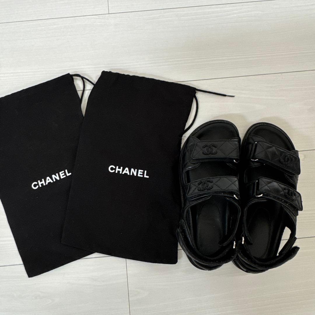 CHANELスポーツサンダル36