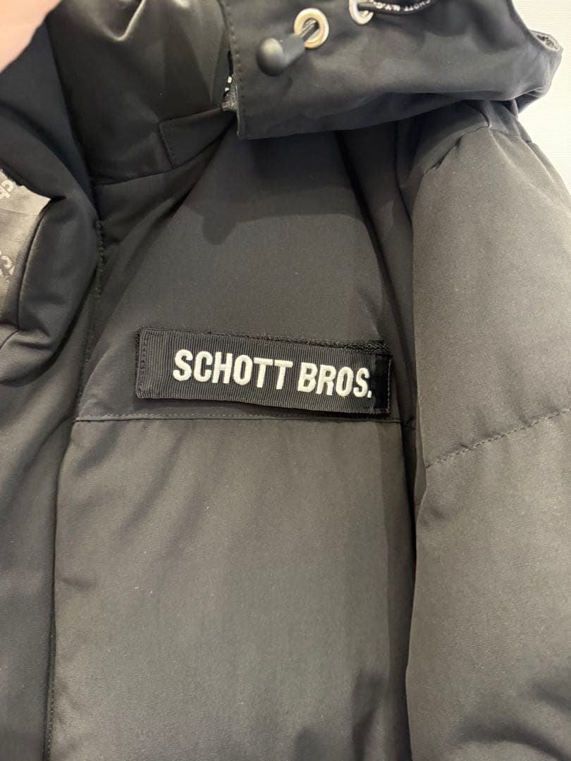 SCHOTT BROS. ブラックダウンジャケット