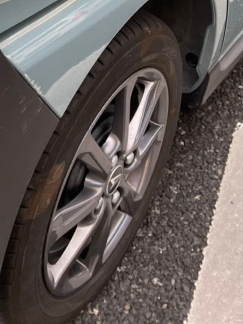 ダイハツ純正ホイール 155/65R14 グレー 8本スポークホイール