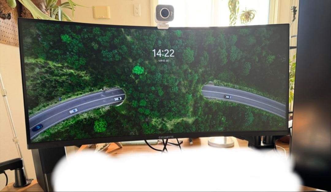 GIGABYTE 34型 3‎440x1440 曲面ディスプレイ G34WQC