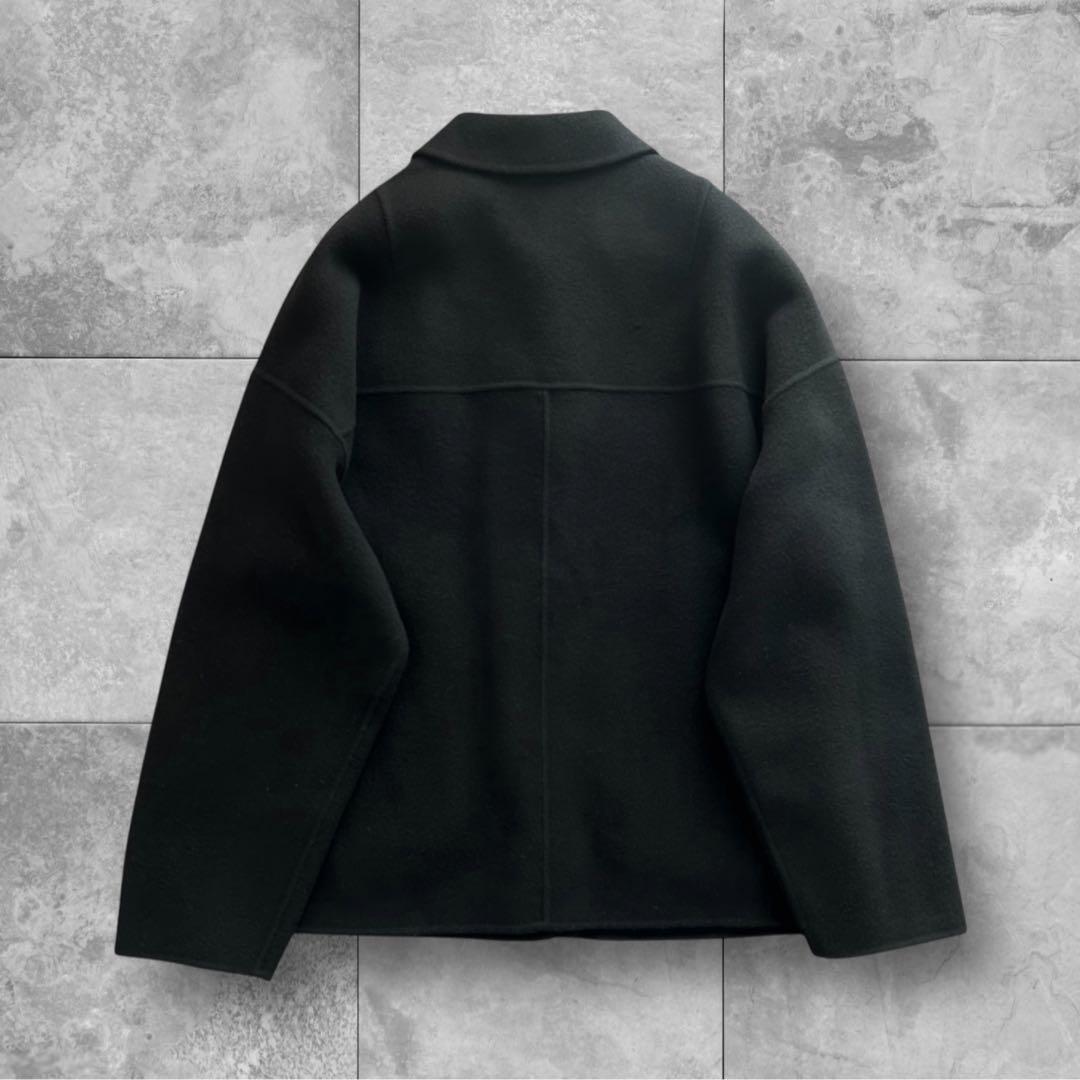 crewre クルーレ 2wayウールリバーショートコート サイズ3 ブラック