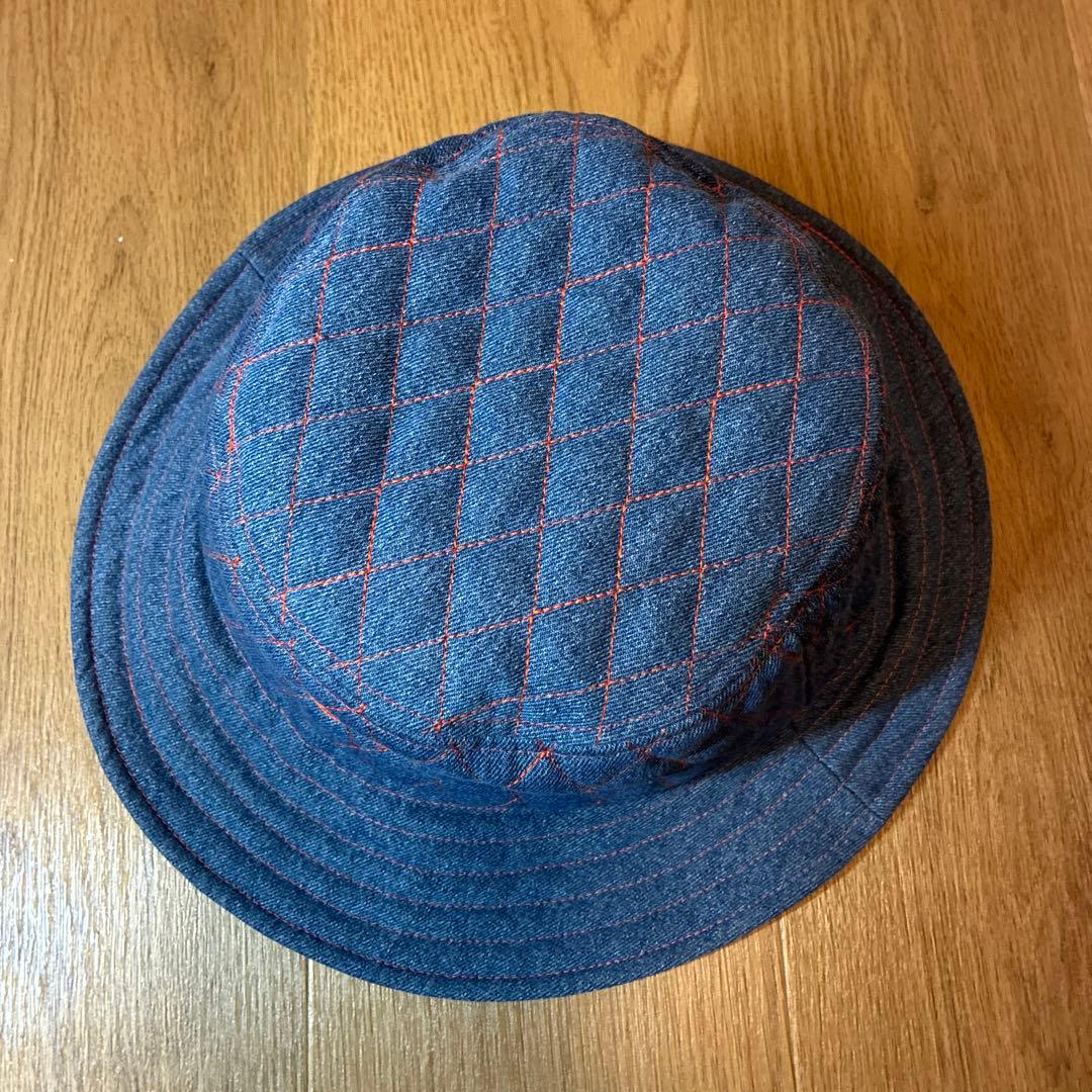 【未使用品】ヴィヴィアンウエストウッド キルティング バケットハット ブルー