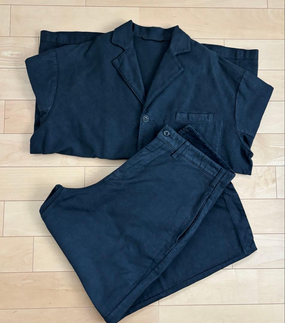 ポータークラシック　モディリアーニジャケット&パンツ セットアップ　Black