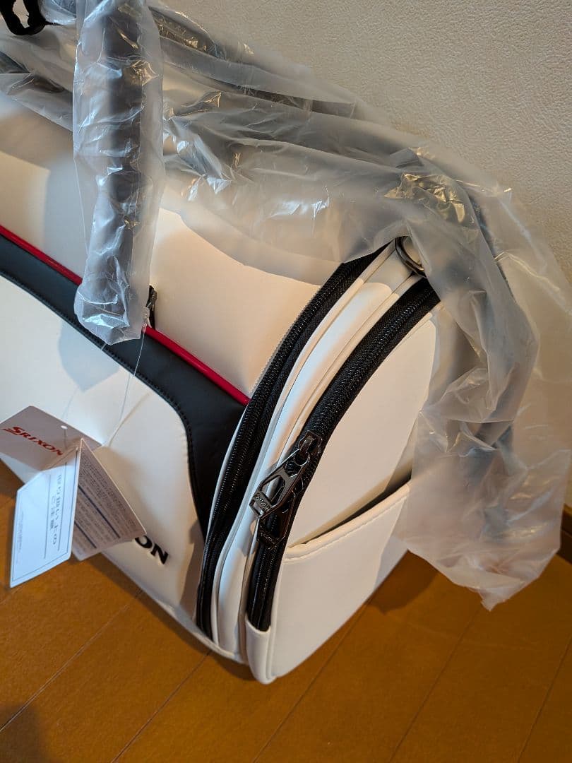 スリクソンSRIXON ホワイトボストンバッグ　GCB-S205