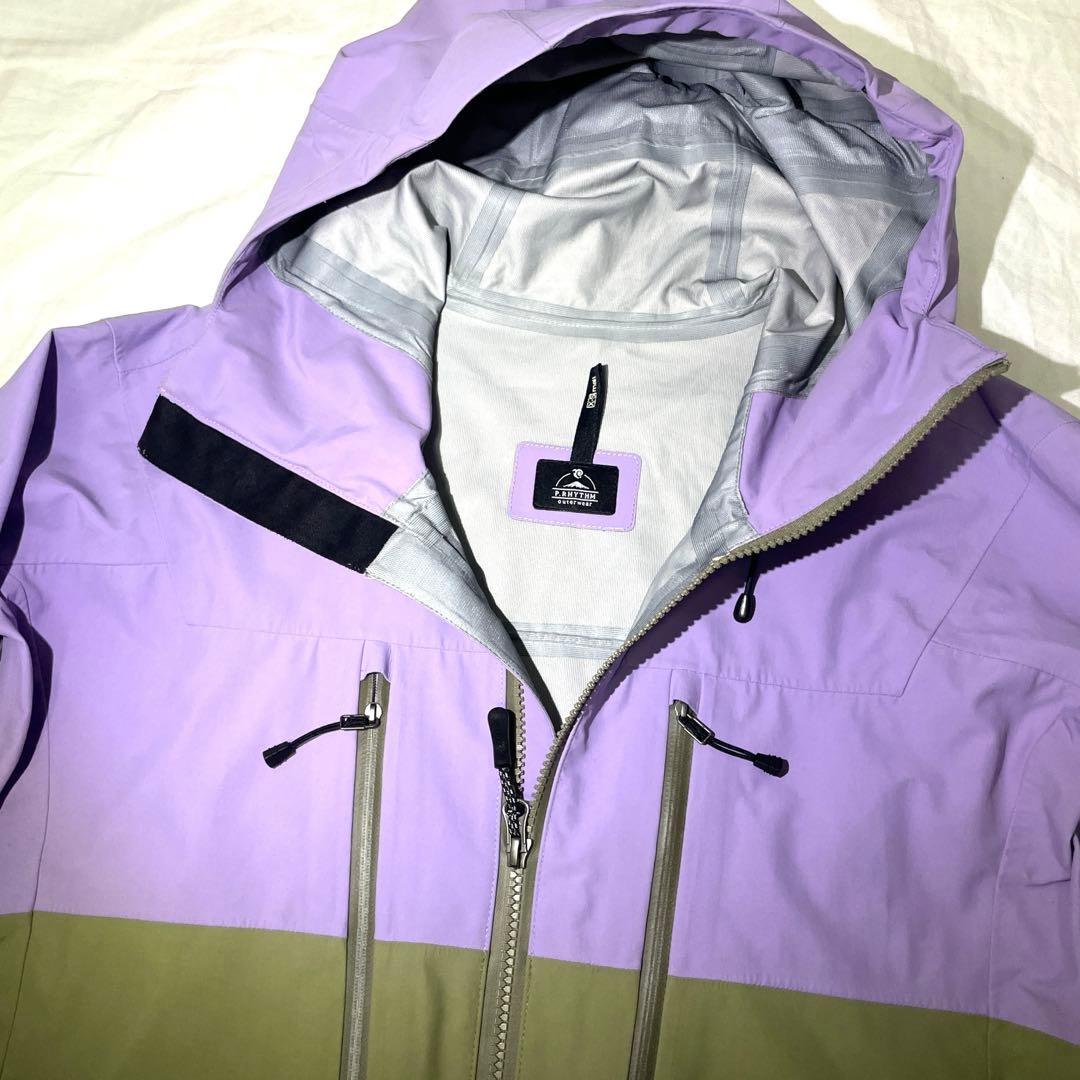 透湿防水 P.RHYTHM プリズム スマイル ジャケット スキー スノーボード