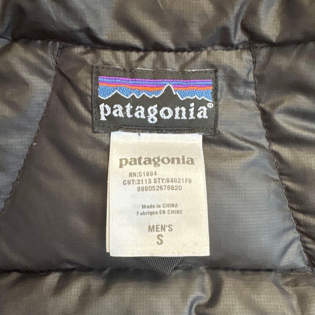 patagonia 黒 ダウンベスト　値下げOK