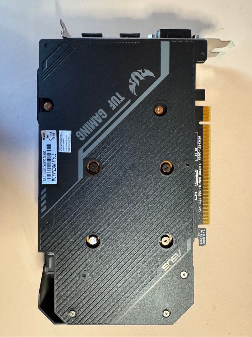 グラフィックボード・グラボ・ビデオカード ASUS TUF GamingGeForceGTX 1660Ti OC 6GB