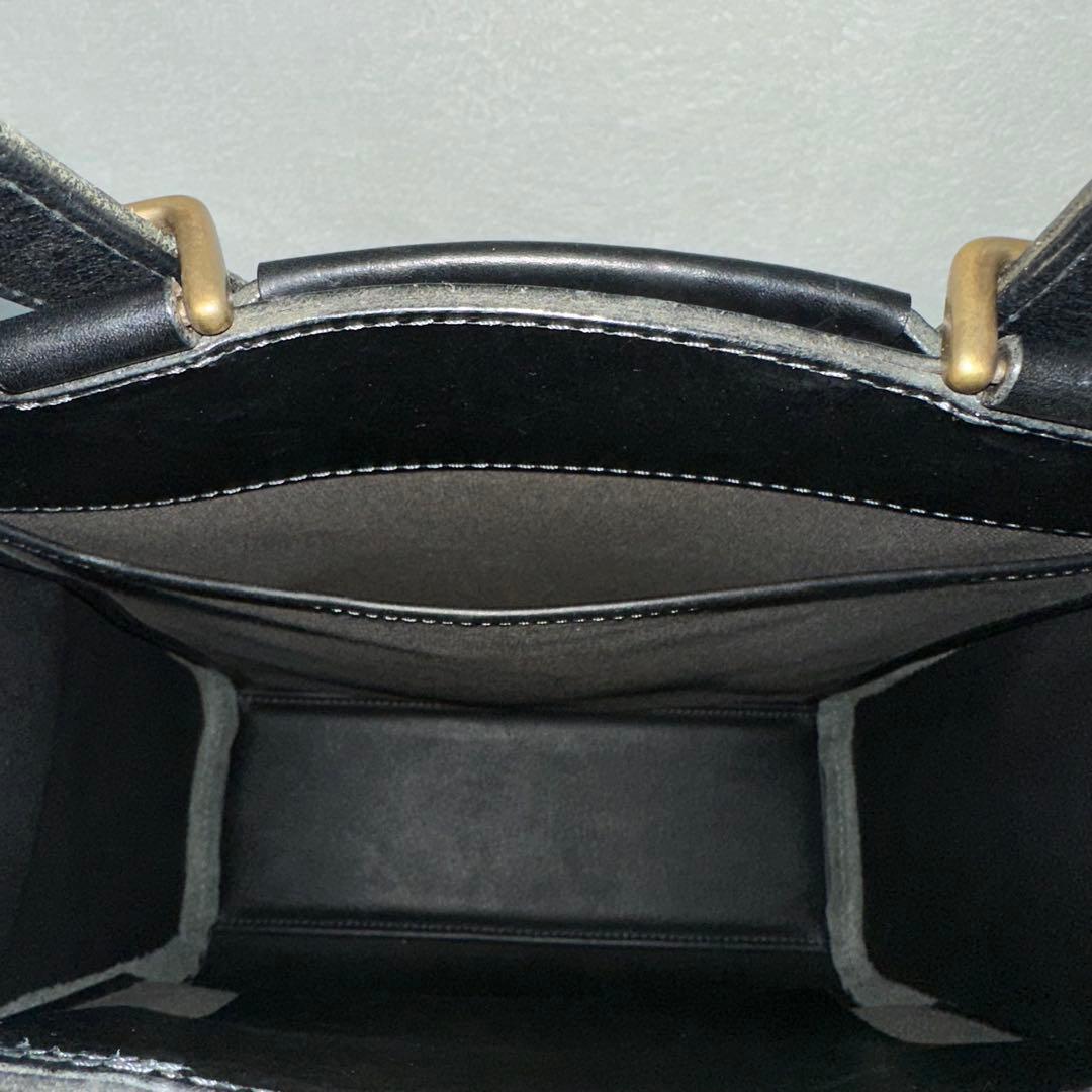 ibona イボーナ リュック スライン バックパック 黒 レザー 本革 A4可