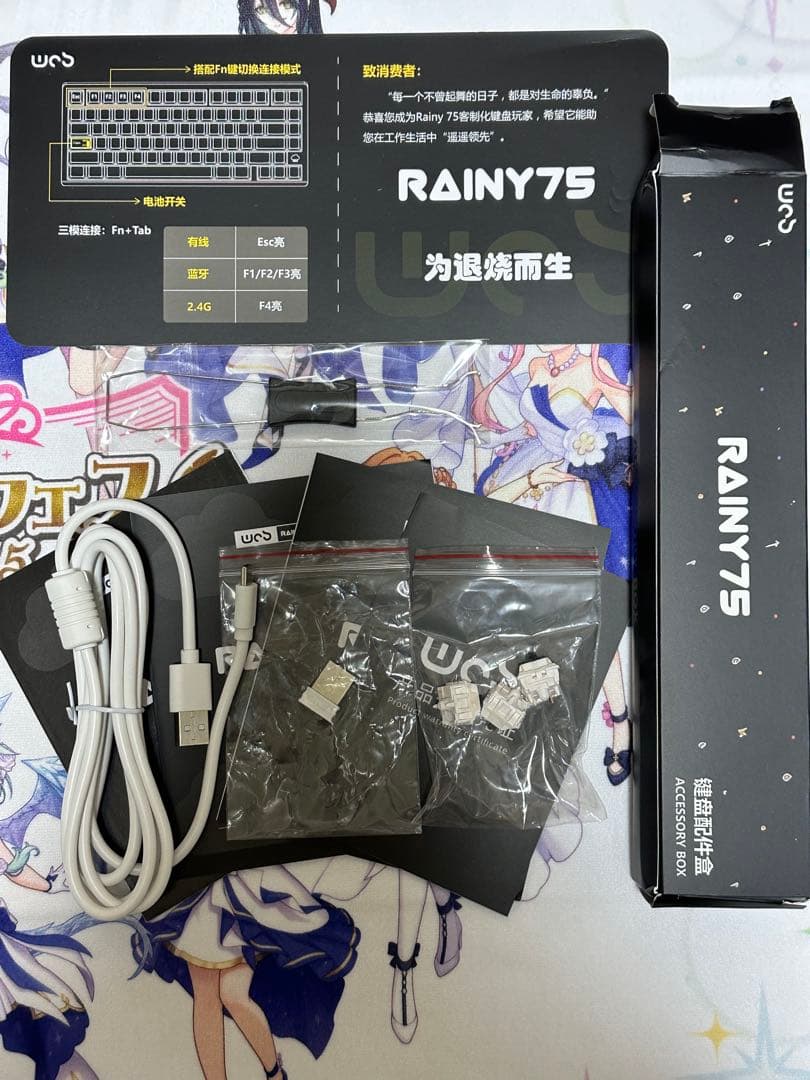 RAINY75 pro Luna メカニカルキーボード 本体