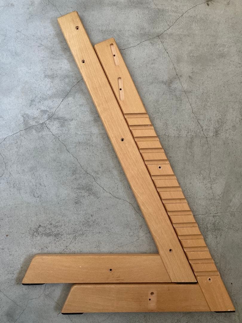 ストッケ　トリップトラップ　ナチュラル　ベビーセット&トレイ付　S/N4