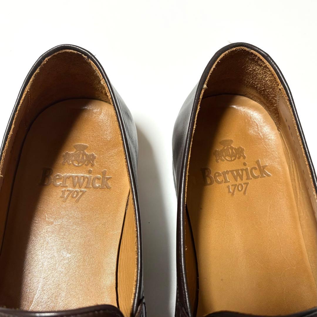 美品 Berwick 1707 5111 ダークブラウン 42