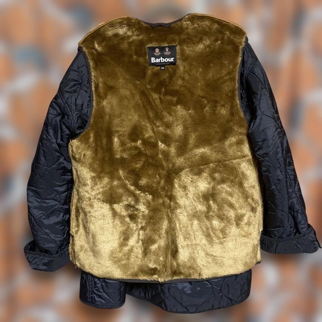 Barbour バブアー ファーライナー ベスト サイズ40