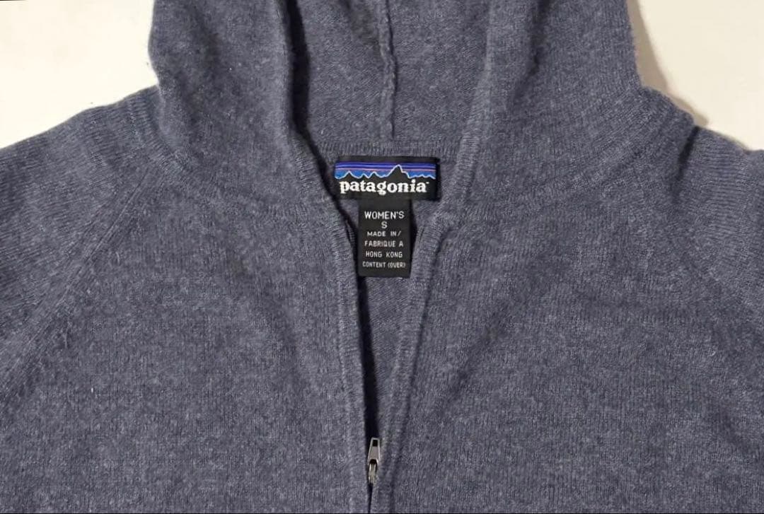 patagonia カシミア100% ジップアップパーカー ニット セーター