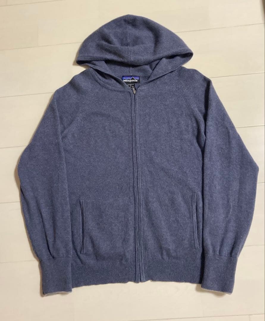 patagonia カシミア100% ジップアップパーカー ニット セーター