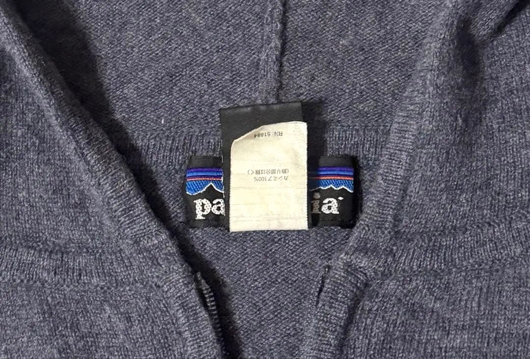 patagonia カシミア100% ジップアップパーカー ニット セーター