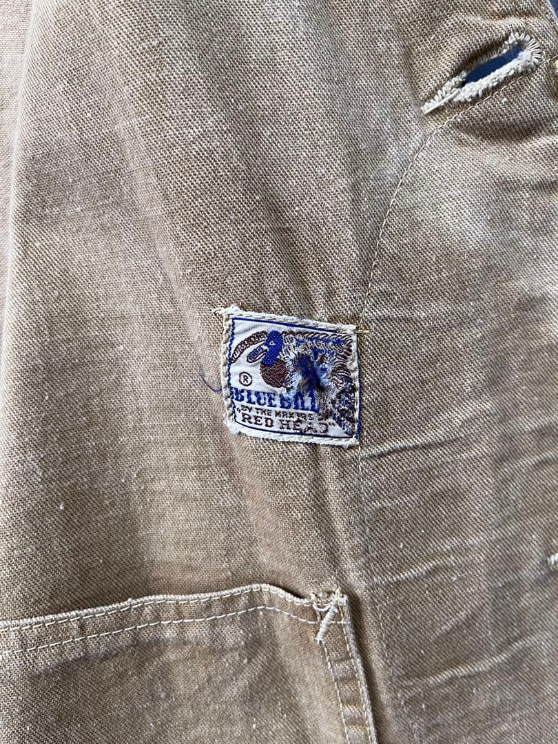 30s vintage ハーフムーン　ハンティングベスト　40s 50s