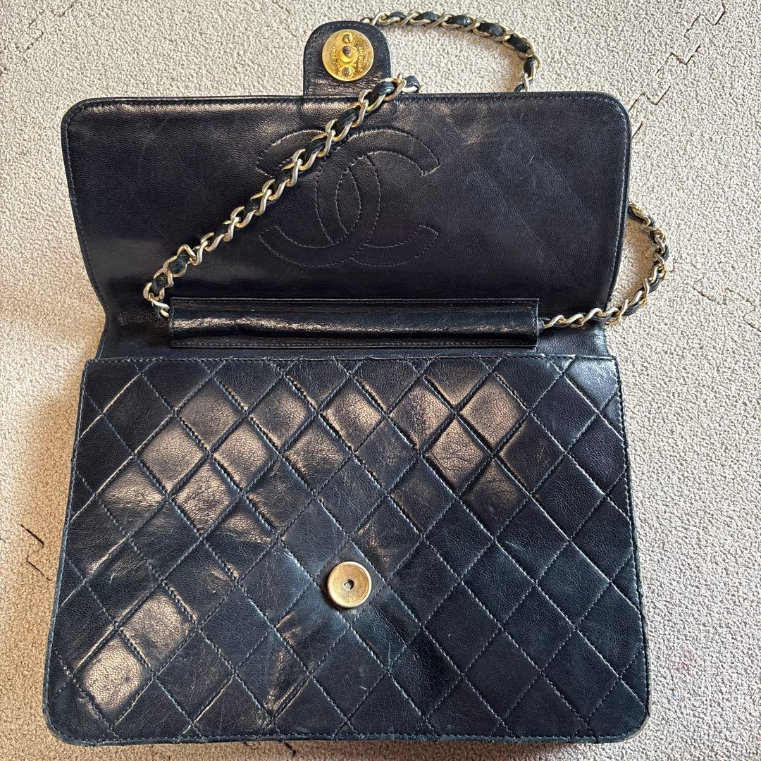 CHANEL ブラック クラッチバッグ