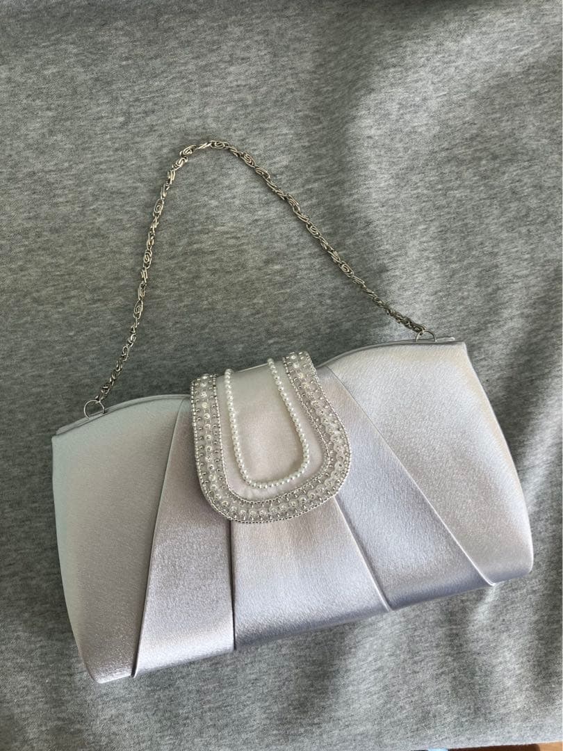 東京イギン TOKYO IGIN ★ 2WAYパーティーバッグ シルバー