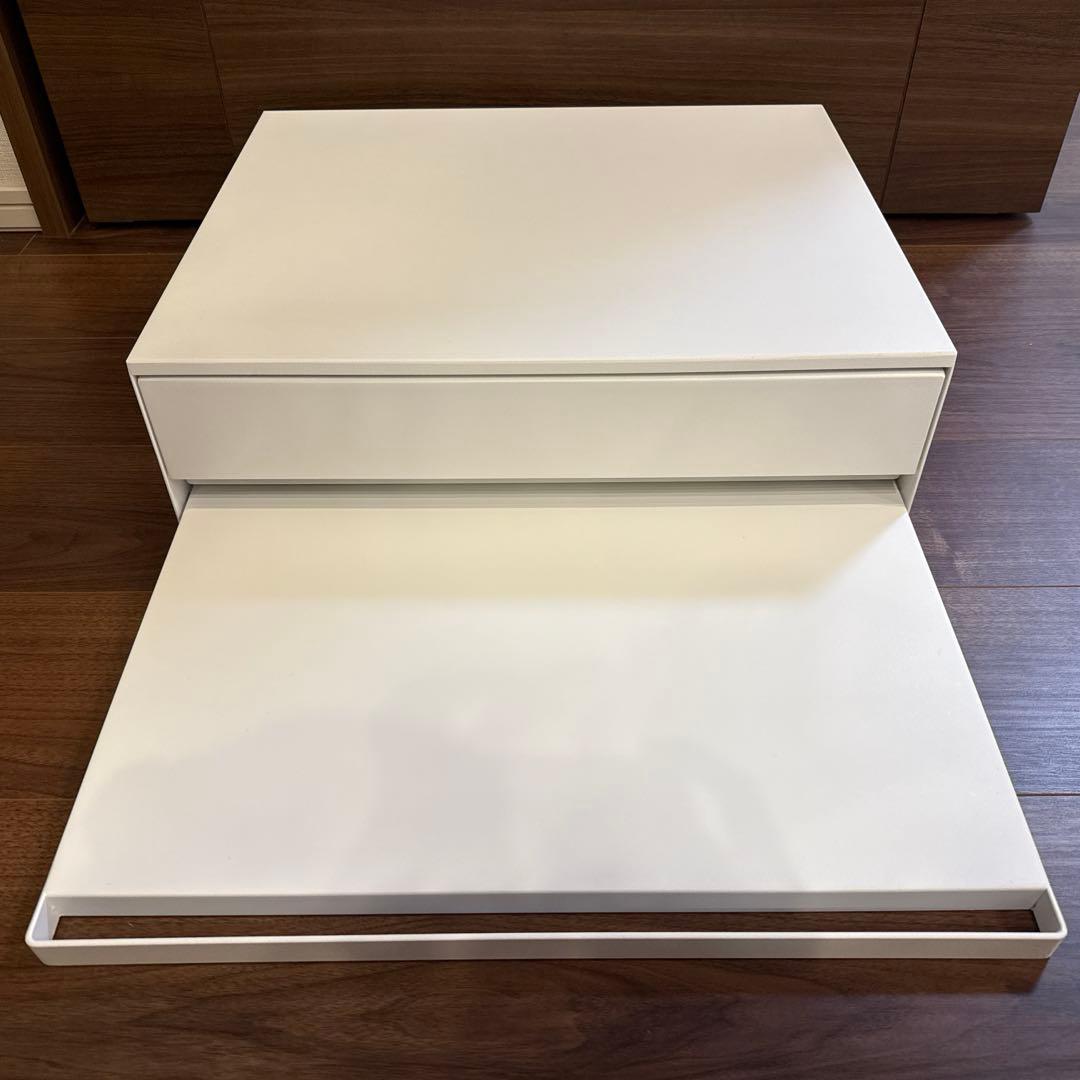 tower レンジ下収納　キッチン家電下引出&スライドテーブルタワー