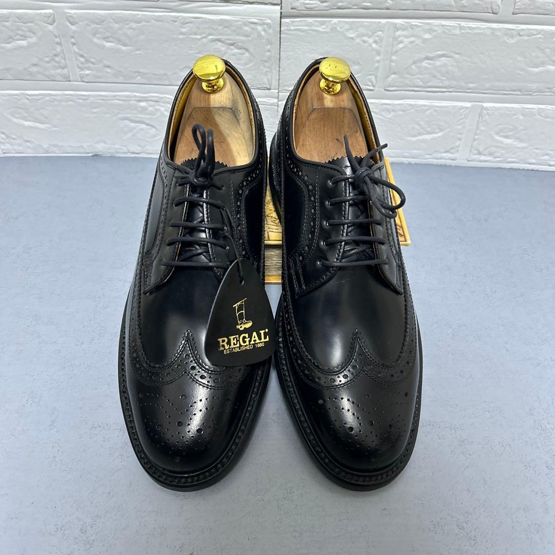 【新品未使用】リーガル　ウィングチップ　レザー　ビジネスシューズ 本革　JR04