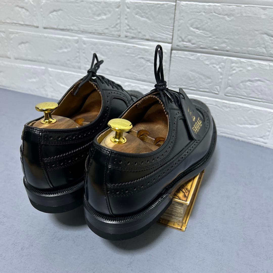 【新品未使用】リーガル　ウィングチップ　レザー　ビジネスシューズ 本革　JR04