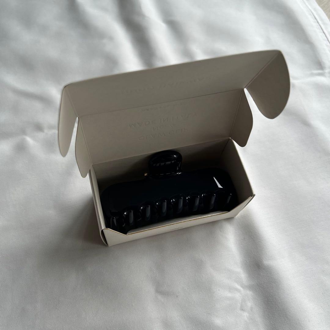 【新品未使用】undo ヘアクリップミッドナイトmidnightブラックno.4