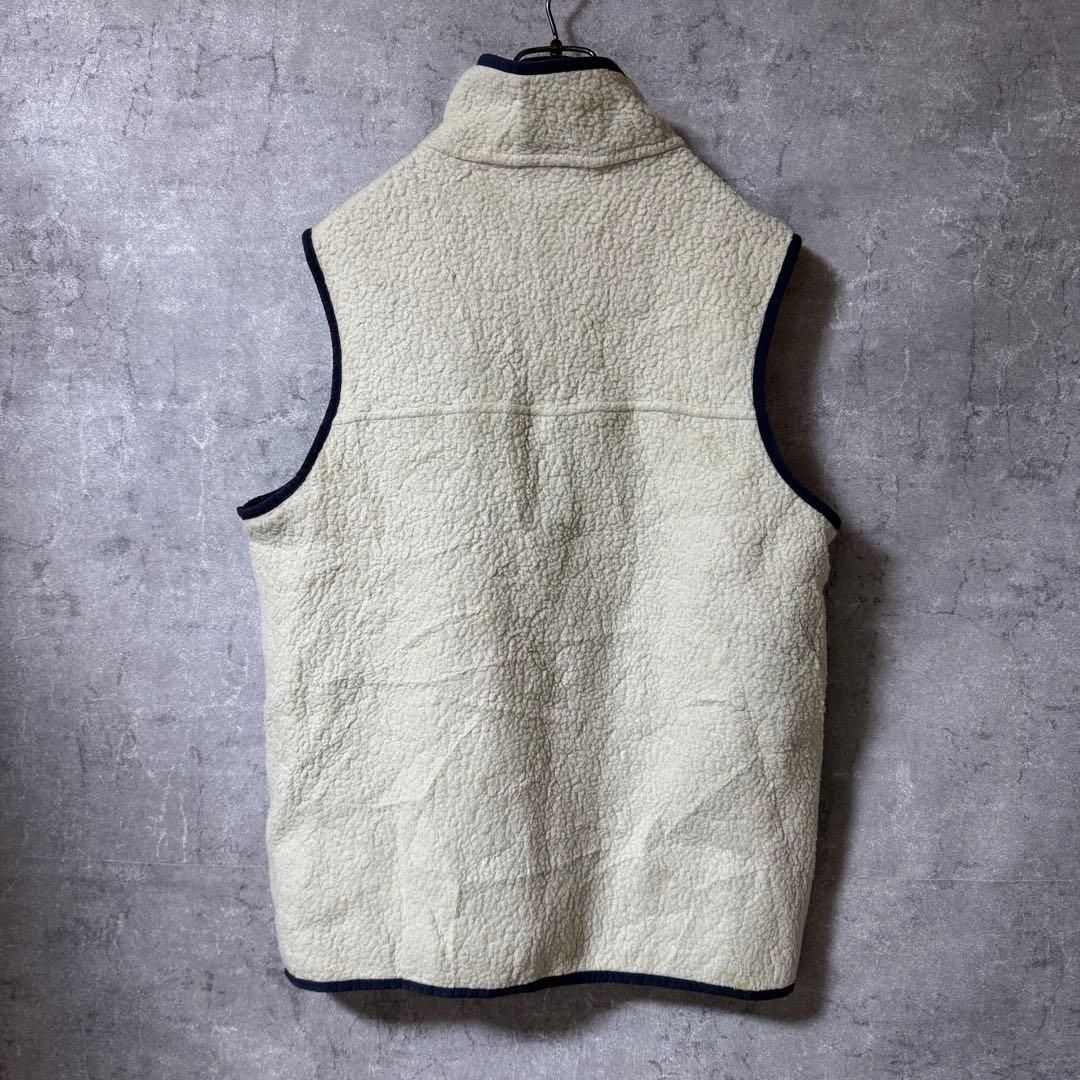 パタゴニア patagonia ベスト　フリース　オフホワイト