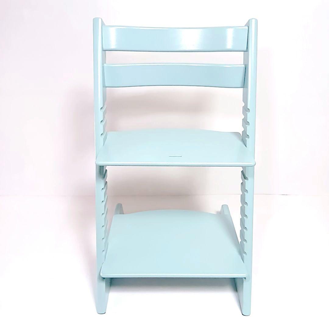 希少カラ― STOKKE ストッケ トリップトラップ シリアル6 アクアブルー
