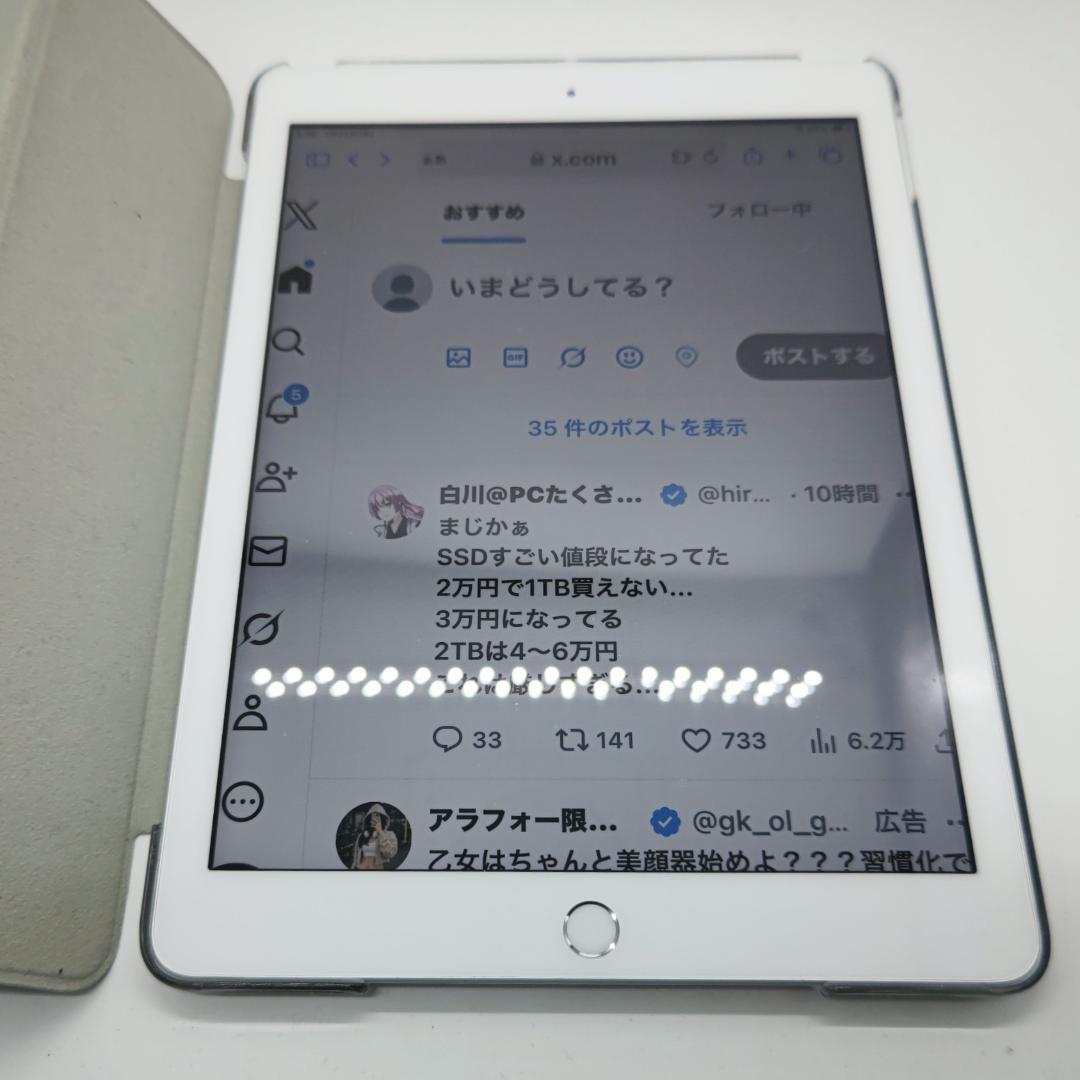 美品　iPad 第6世代 Wi-Fi + Cellularモデル 128GB