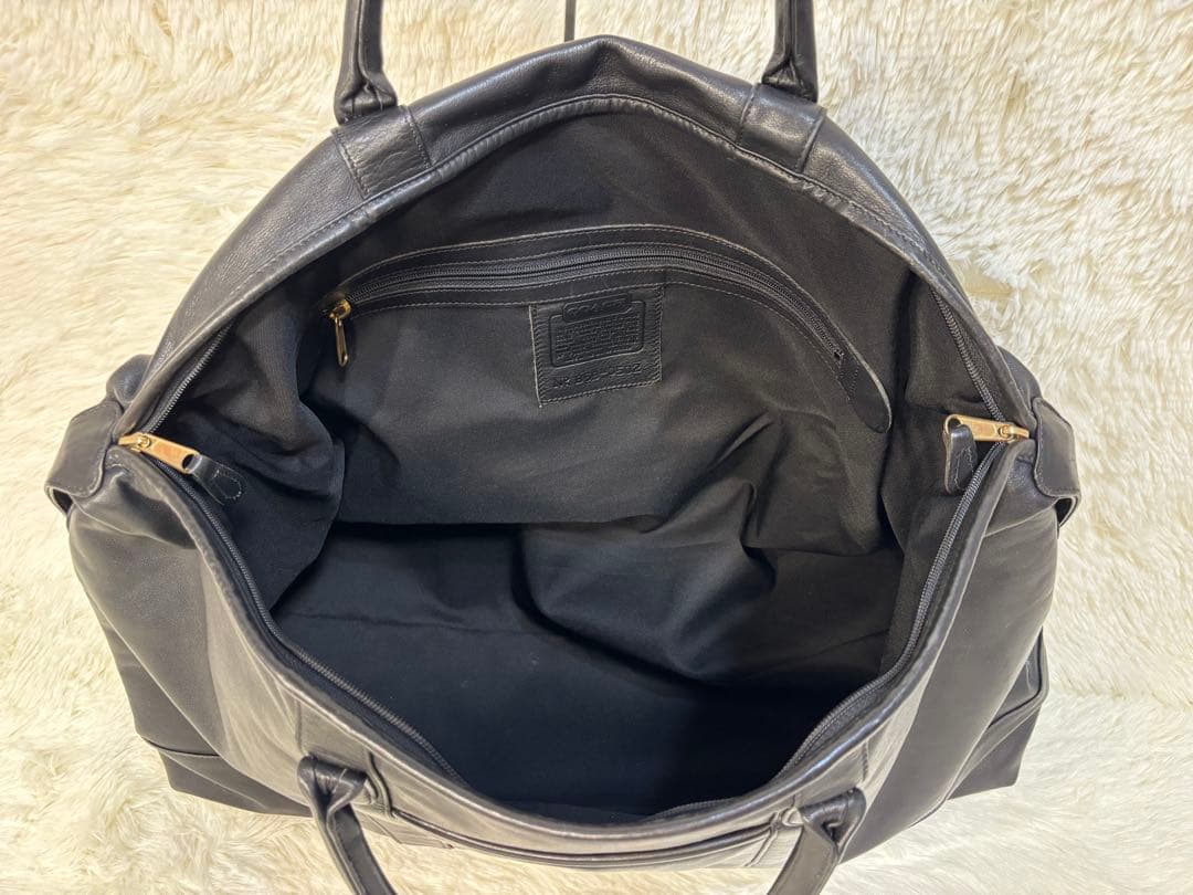 オールドコーチ ボストンバッグ 2way レザー ドイツホック ブラック