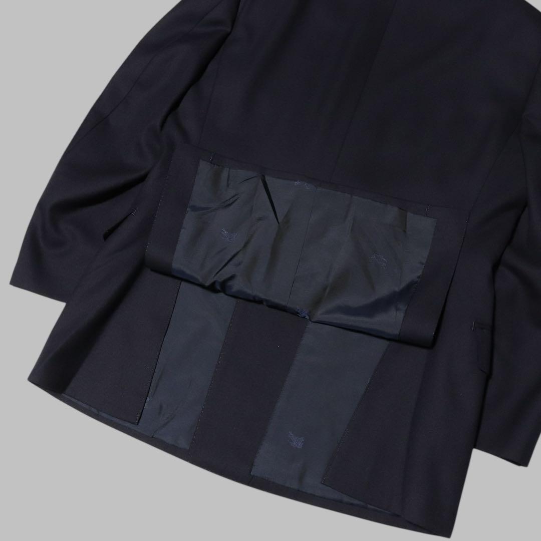 美品★BURBERRY★紺ブレ 金ボタン★ダブルブレザージャケット★ネイビー★M