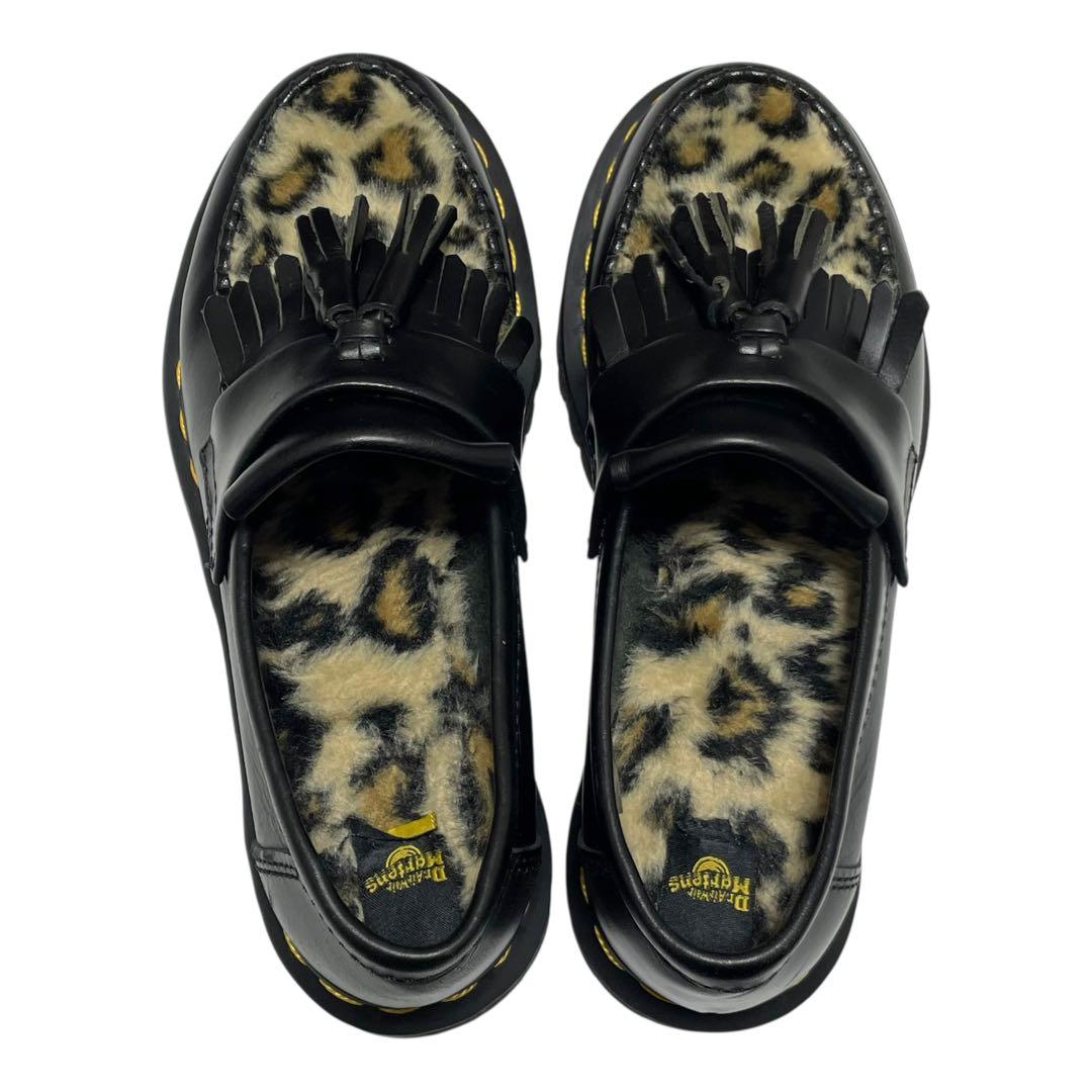 美品 Dr.Martens タッセルローファー エイドリアン レオパード