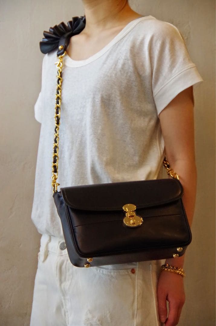 トルトアーゴ　3way フリル　バッグ　ポシェット　ショルダー　赤