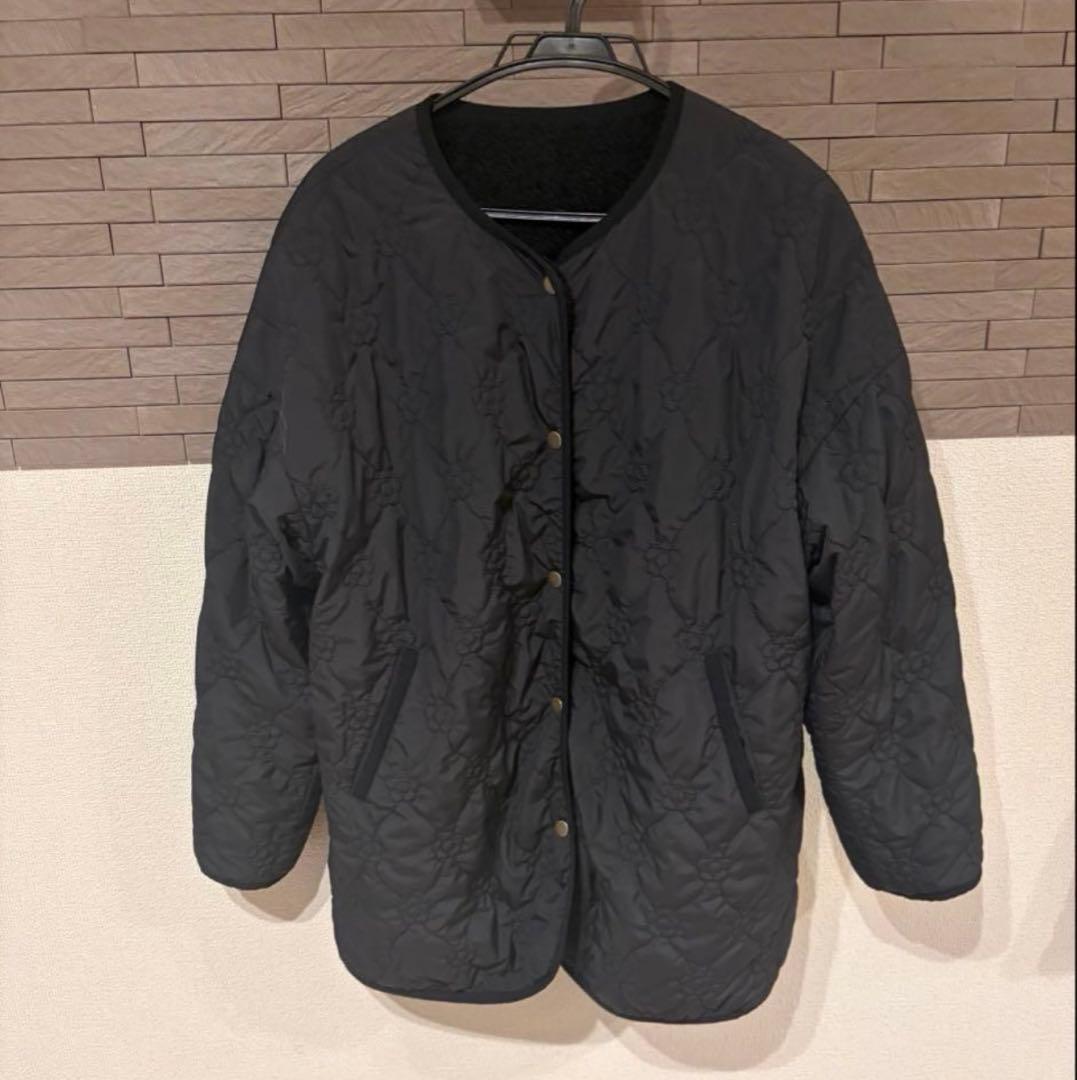 マリークワント　新作オンライン限定完売カラーリバーシブル定価以下ブラックブルゾン