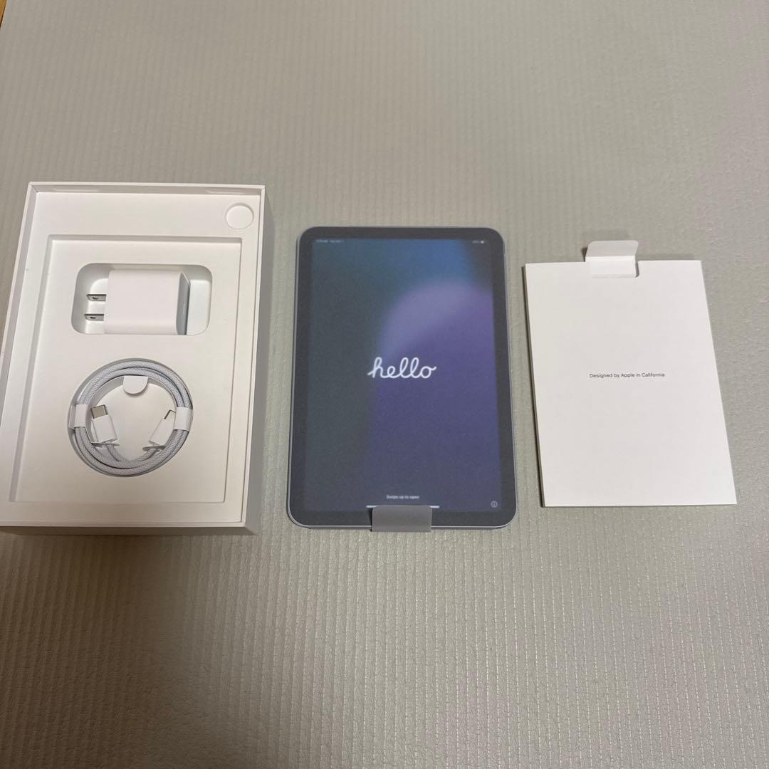 美品Apple iPad mini ブルー第7世代MXN73J/A A2993