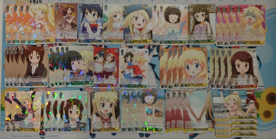 ヴァイスシュヴァルツ　きんいろモザイク　8枝デッキ＋交換用パーツセット