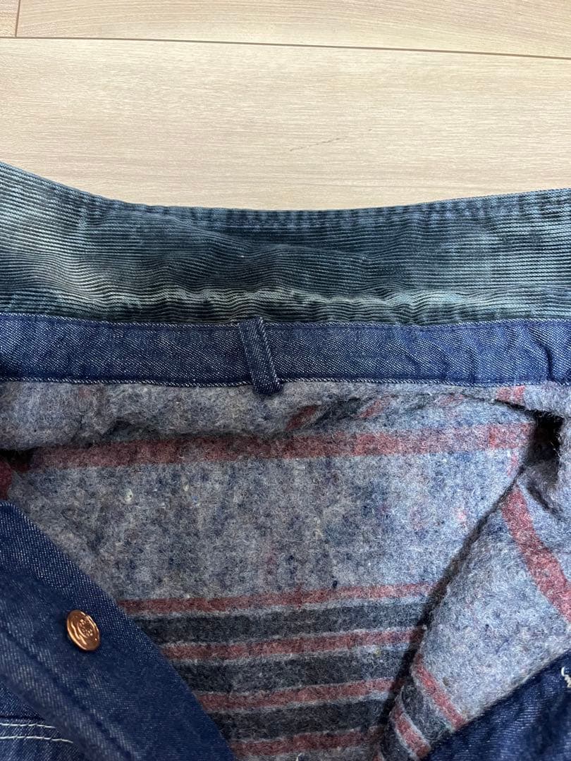 【極美品/濃紺/希少】BLUE BELL 70s 80s デニム カバーオール