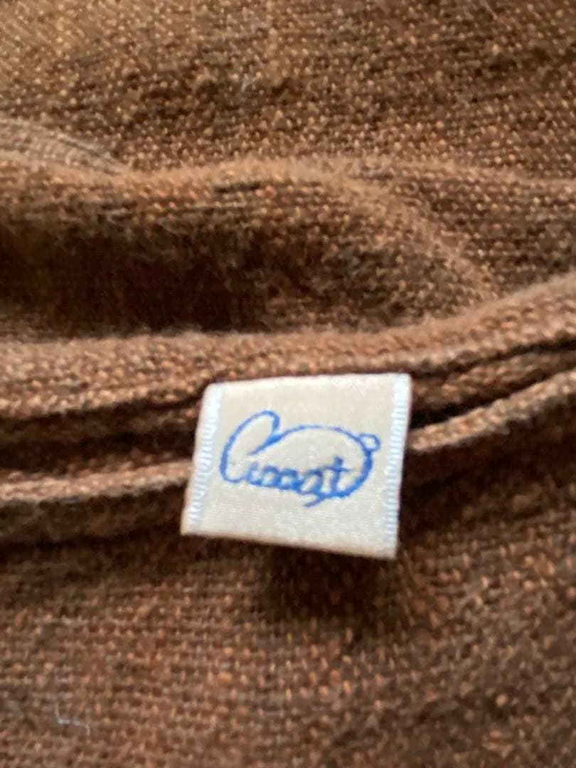 うさと　ブラウン ノースリーブチュニック