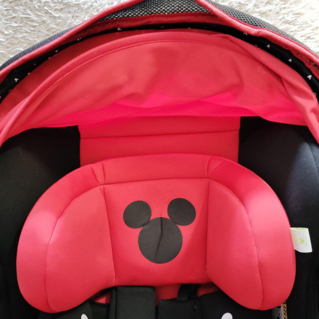 【美品】ミッキーマウス チャイルドシート ターンシート 西松屋限定 ディズニー