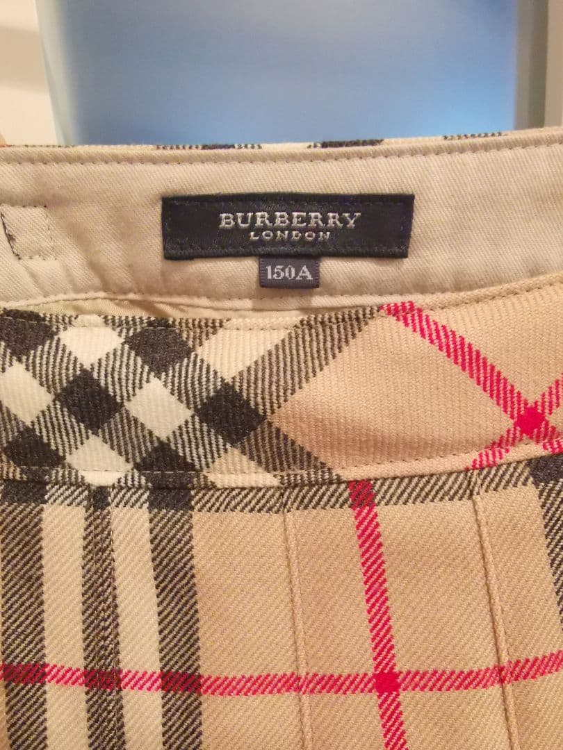 BURBERRY バーバリー セットアップ 150 ブラウス リボン付 4点