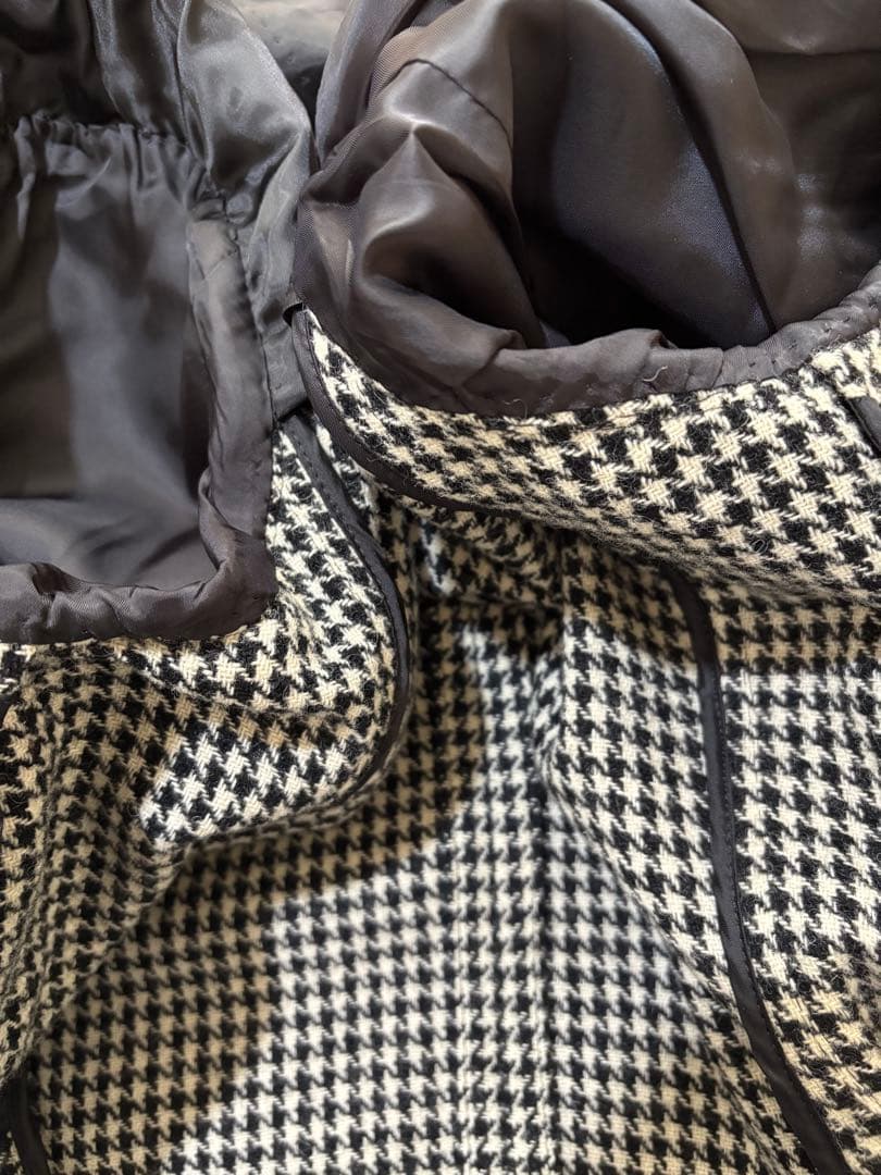 未使用に近い　ブラックレーベルクレストブリッジ　ウールツイード　ハウンドトゥース