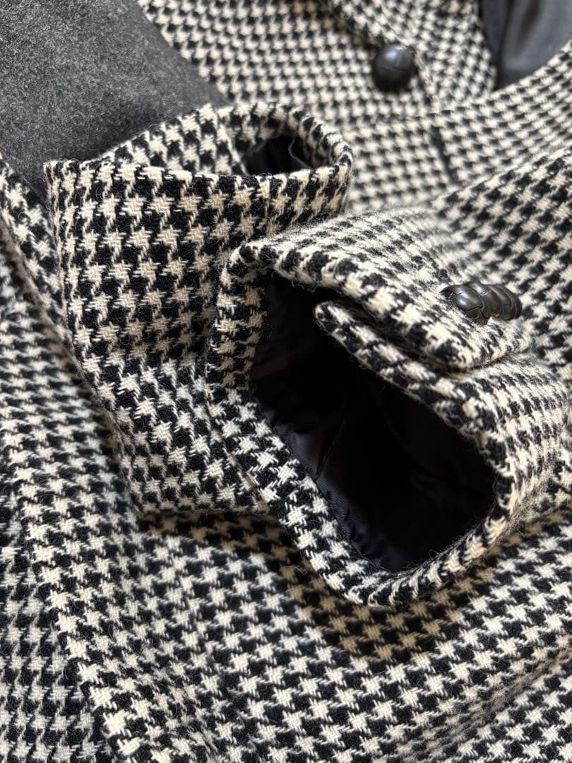 未使用に近い　ブラックレーベルクレストブリッジ　ウールツイード　ハウンドトゥース