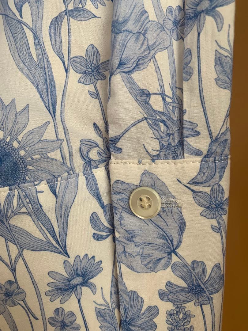 スキャパ SCAPA 花柄長袖ワンピース