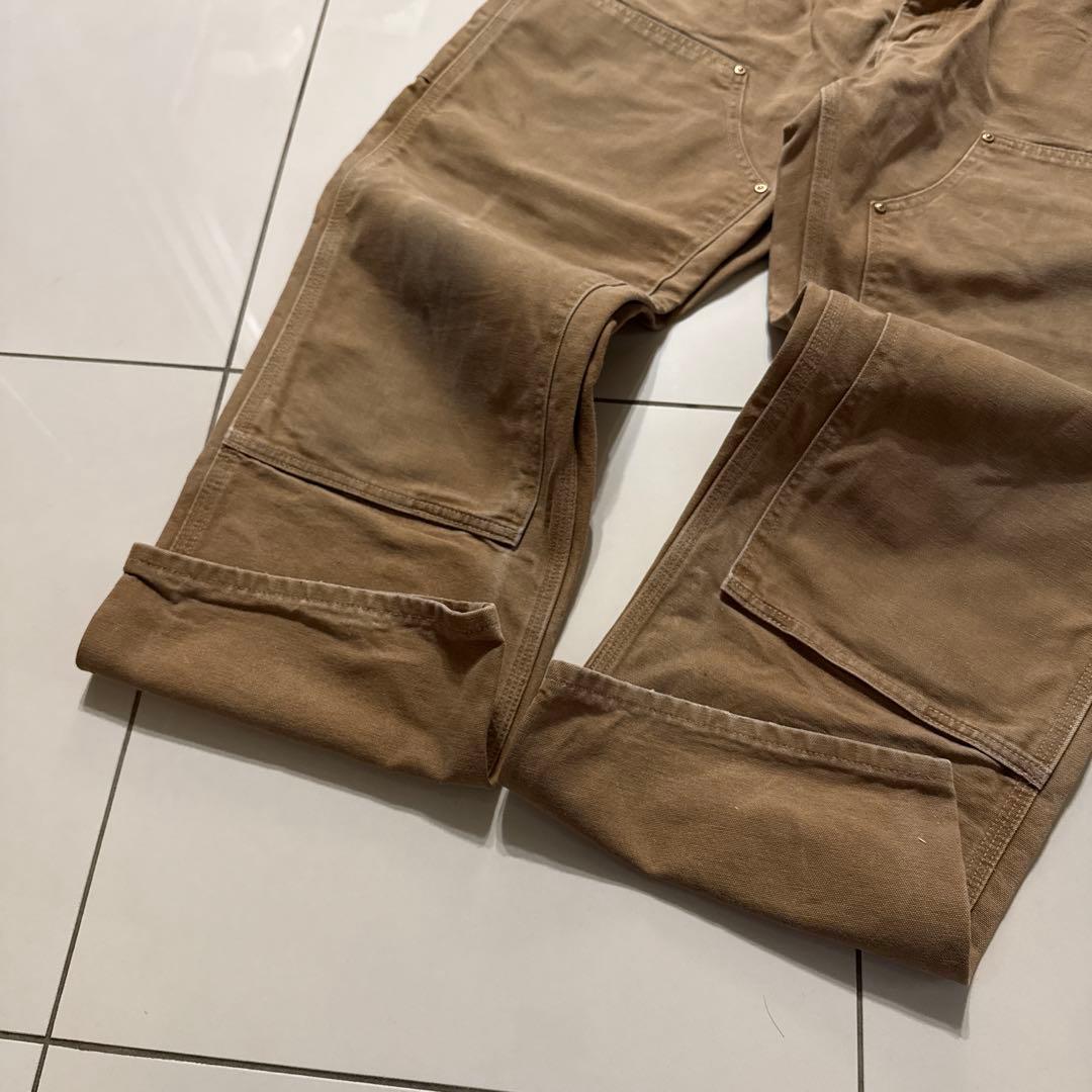 USA製 Carhartt ダブルニーペインターパンツ BRN W36L30